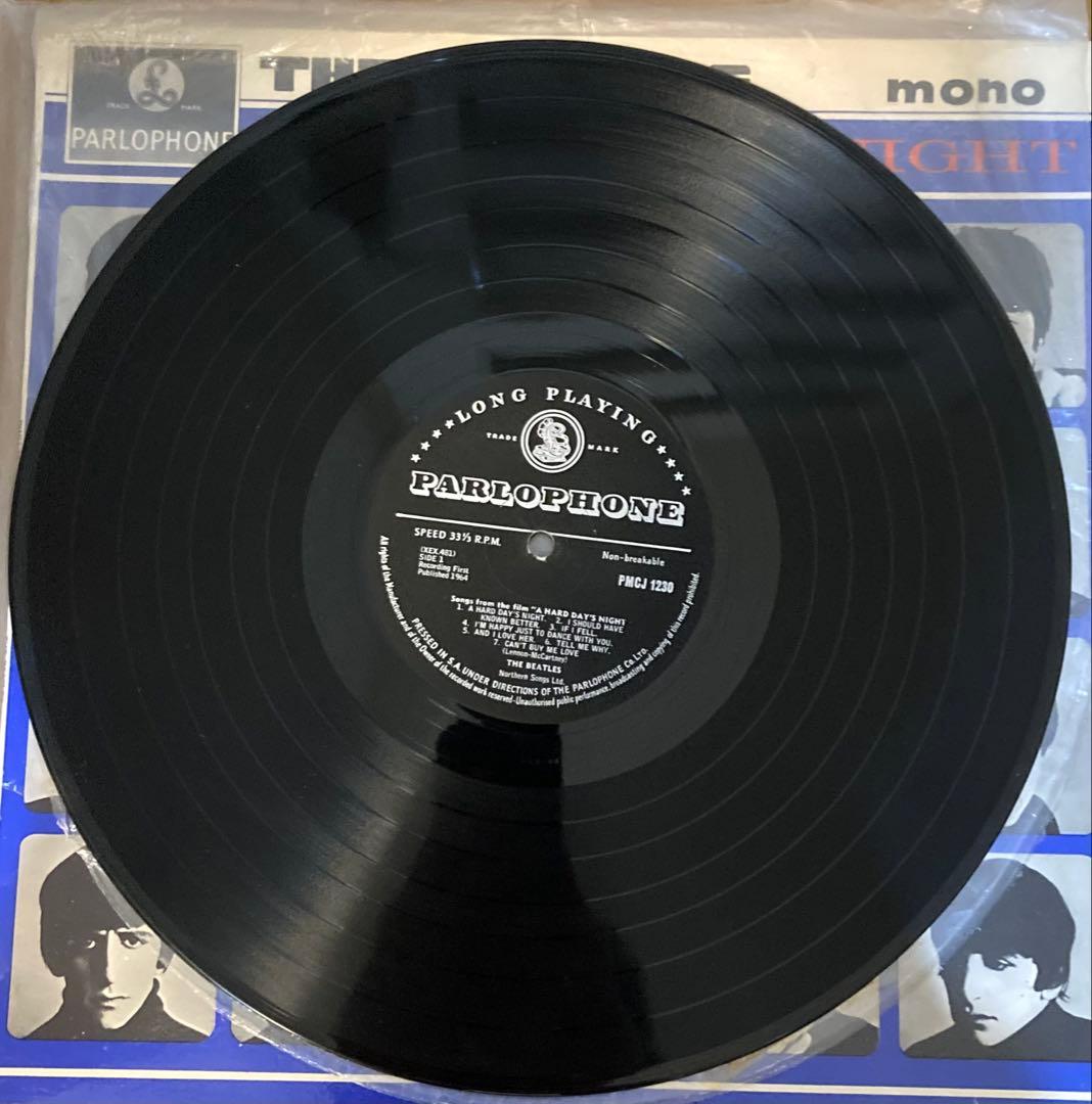 超絶レア南アフリカオリジナル黒ハードデイズナイトBeatlesビートルズレコード
