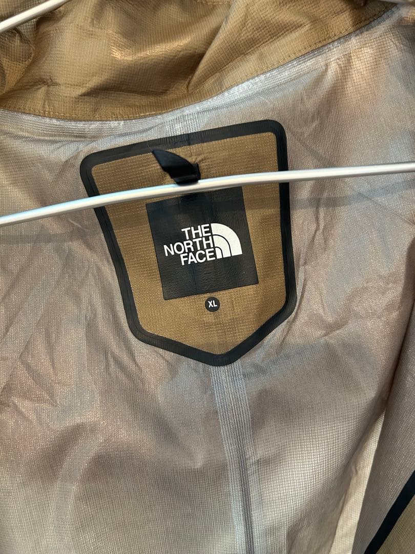 THE NORTH FACE カーキ レインコート　パッカブル XL