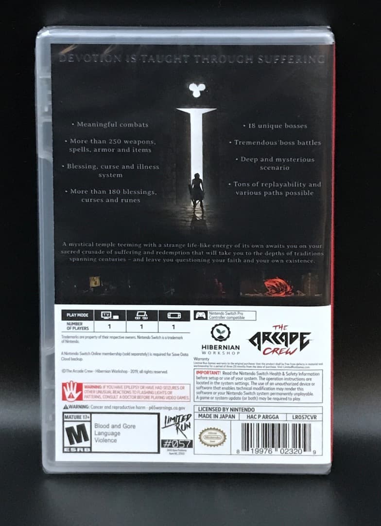 Dark Devotion Switch スイッチ　北米版　新品未開封