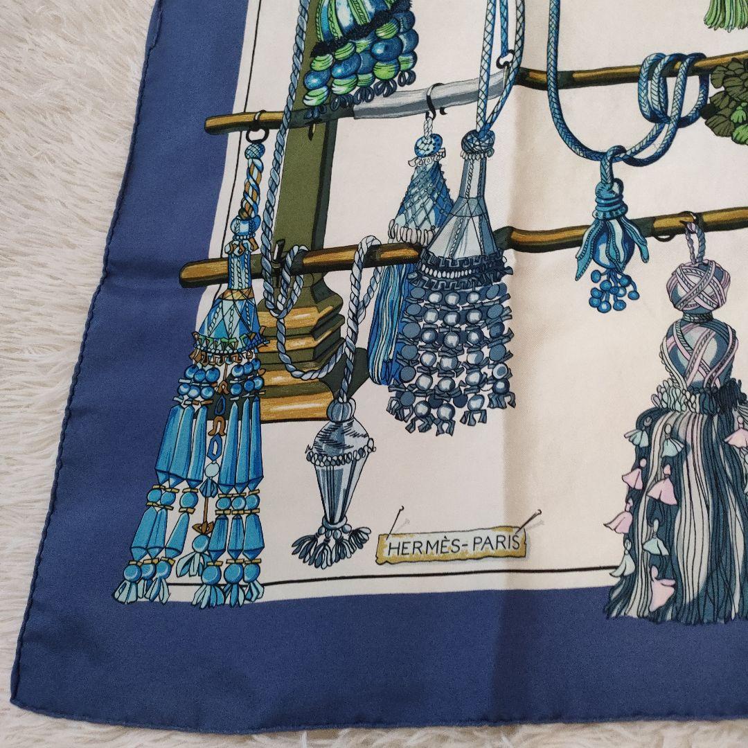 エルメスHERMES カレ90 Pasementerie 【紐飾り】　大判