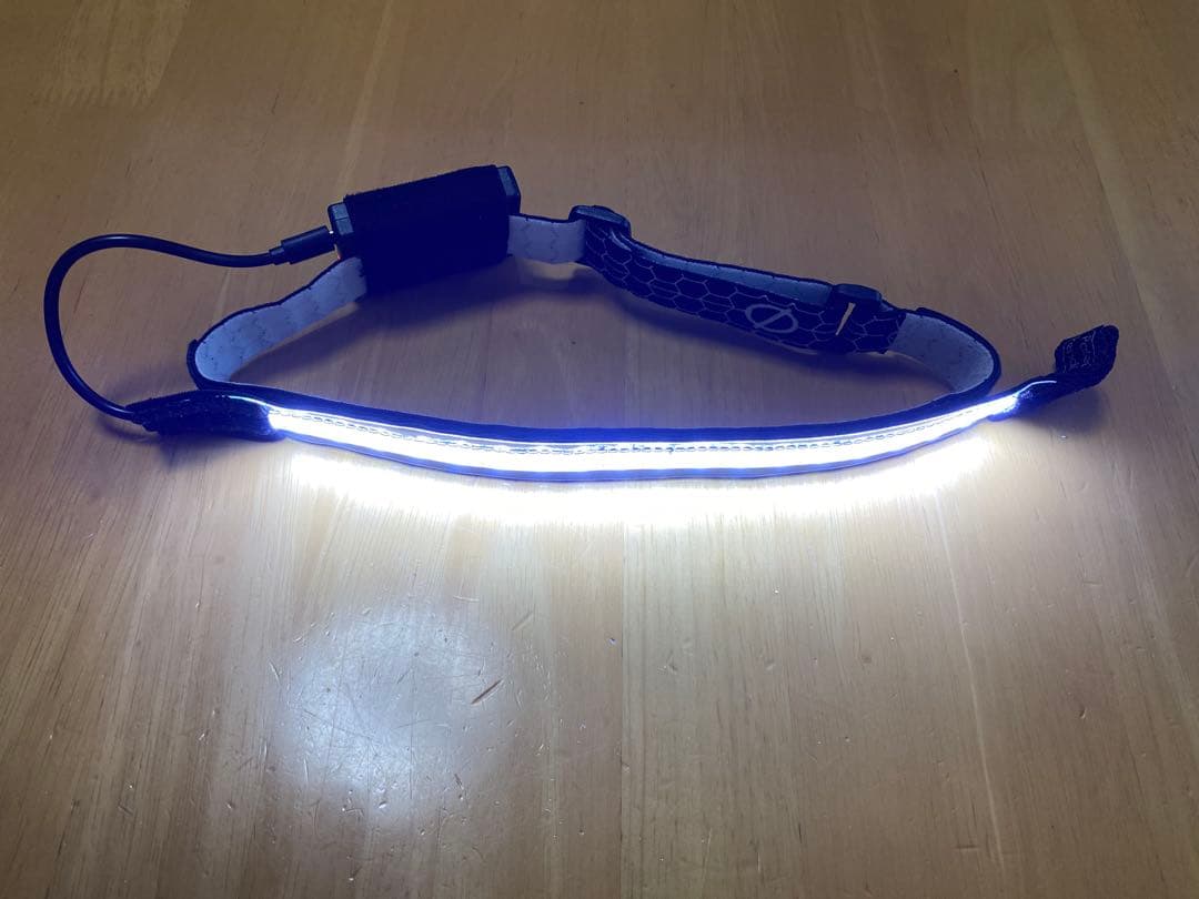 ONE80 LEDヘッドランプ 【別途トレック ベルト(腰用)とバッテリー付き】