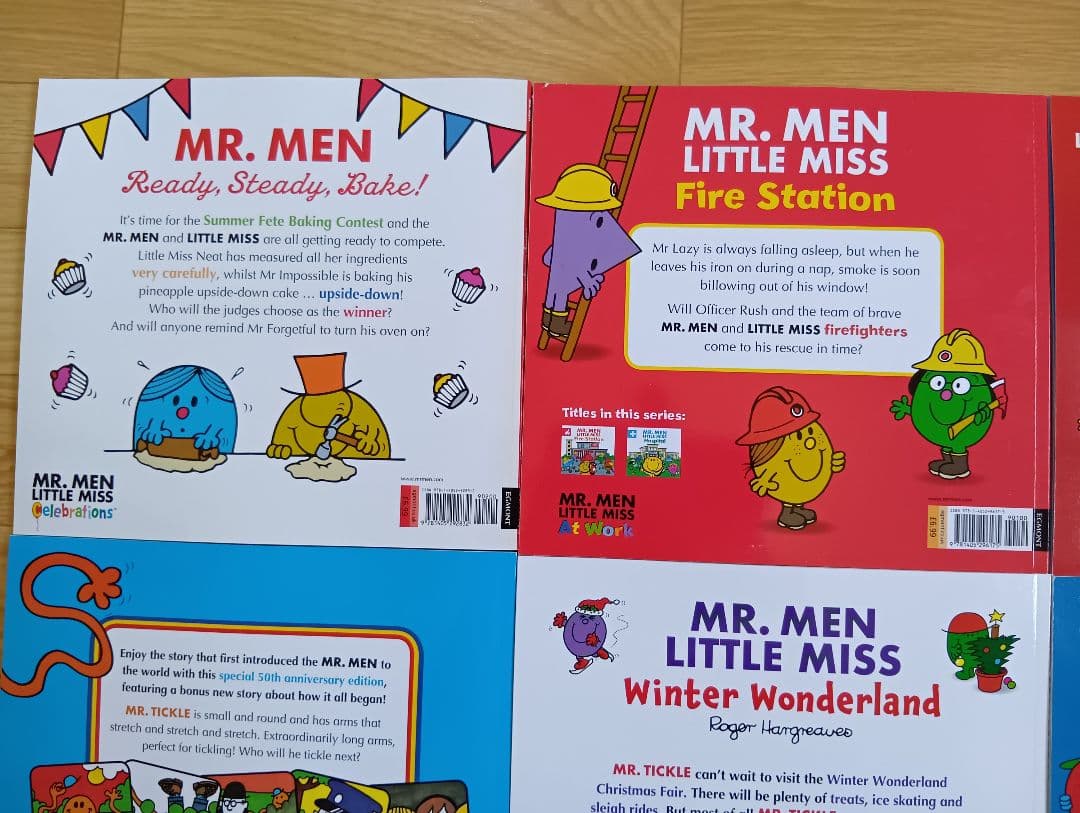 正規品 新品 Mr. Men 大きいサイズ 10冊セット 幼児 洋書 英語 絵本