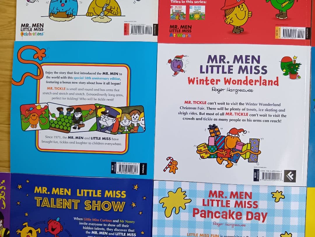 正規品 新品 Mr. Men 大きいサイズ 10冊セット 幼児 洋書 英語 絵本