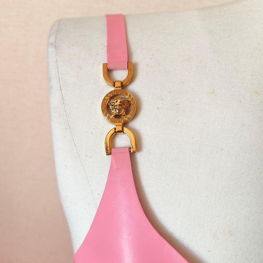 ジャンニヴェルサーチ ピンク ボンディング ビスチェ キャミソール 38