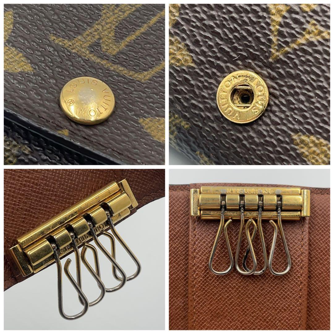 ルイヴィトン　ミュルティクレ4 モノグラム　4連　キーケース