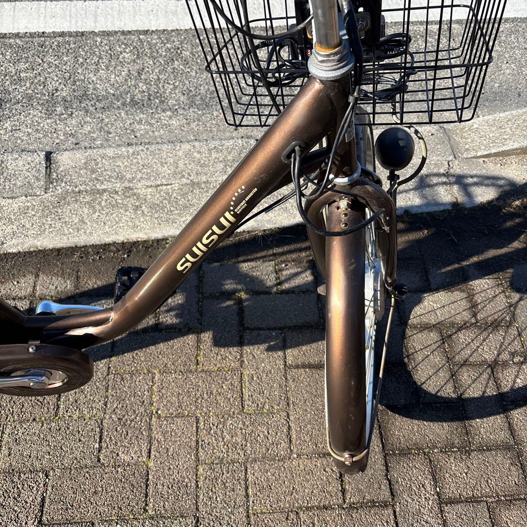 【直接の引き渡し】SUISUI 電動アシスト自転車 ブラウン