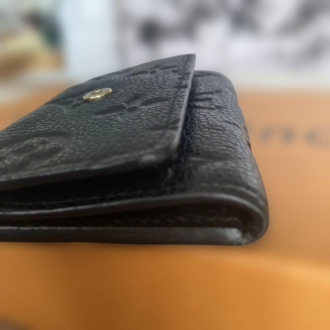ルイヴィトン アンプラント モノグラム 黒 レザー キーケース