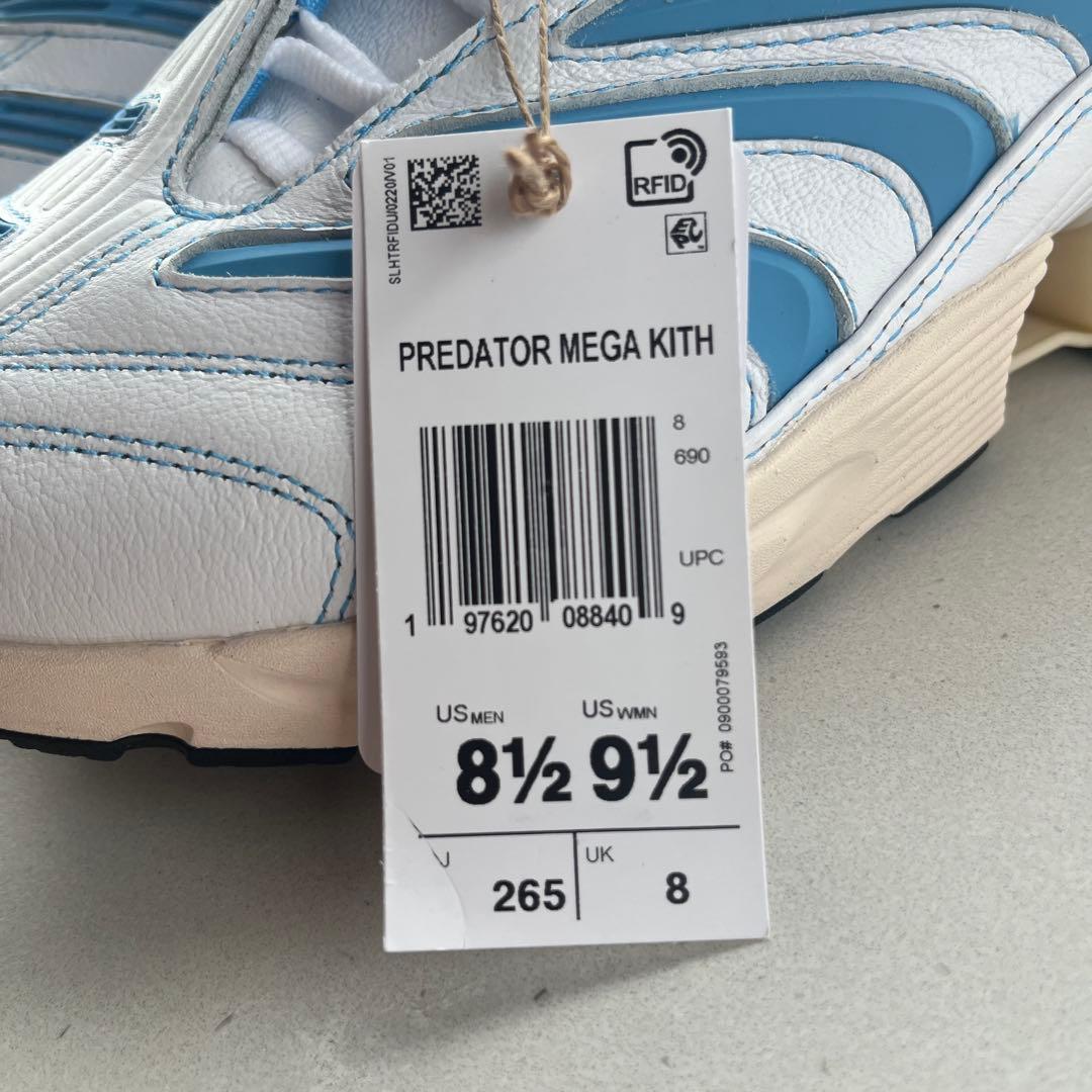 【新品タグ付】adidas✖︎KITH /白・ブルー/スポーツシューズ/コラボ