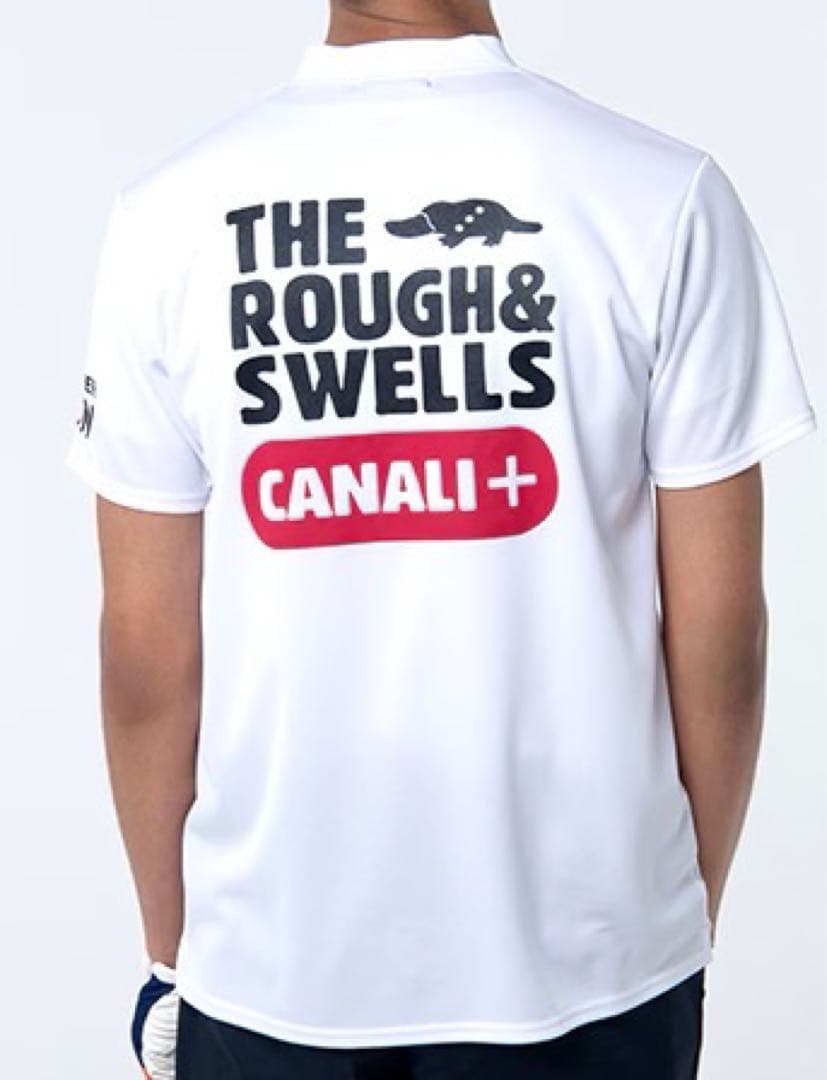 ROUGH & SWELL ポロシャツ XL ホワイト