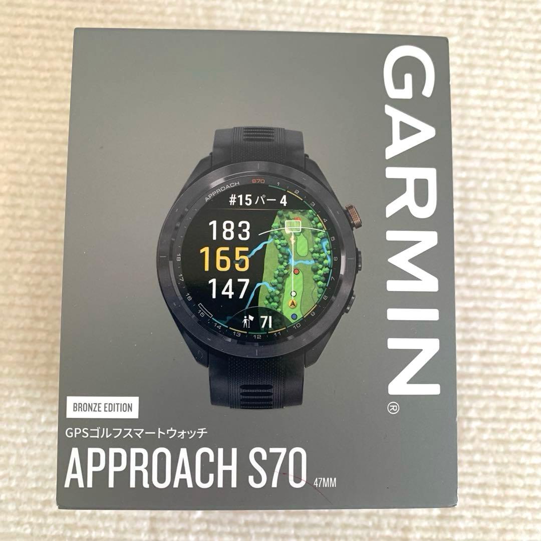 【未使用】GARMIN APRROACH S70 47mm GPSゴルフウォッチ