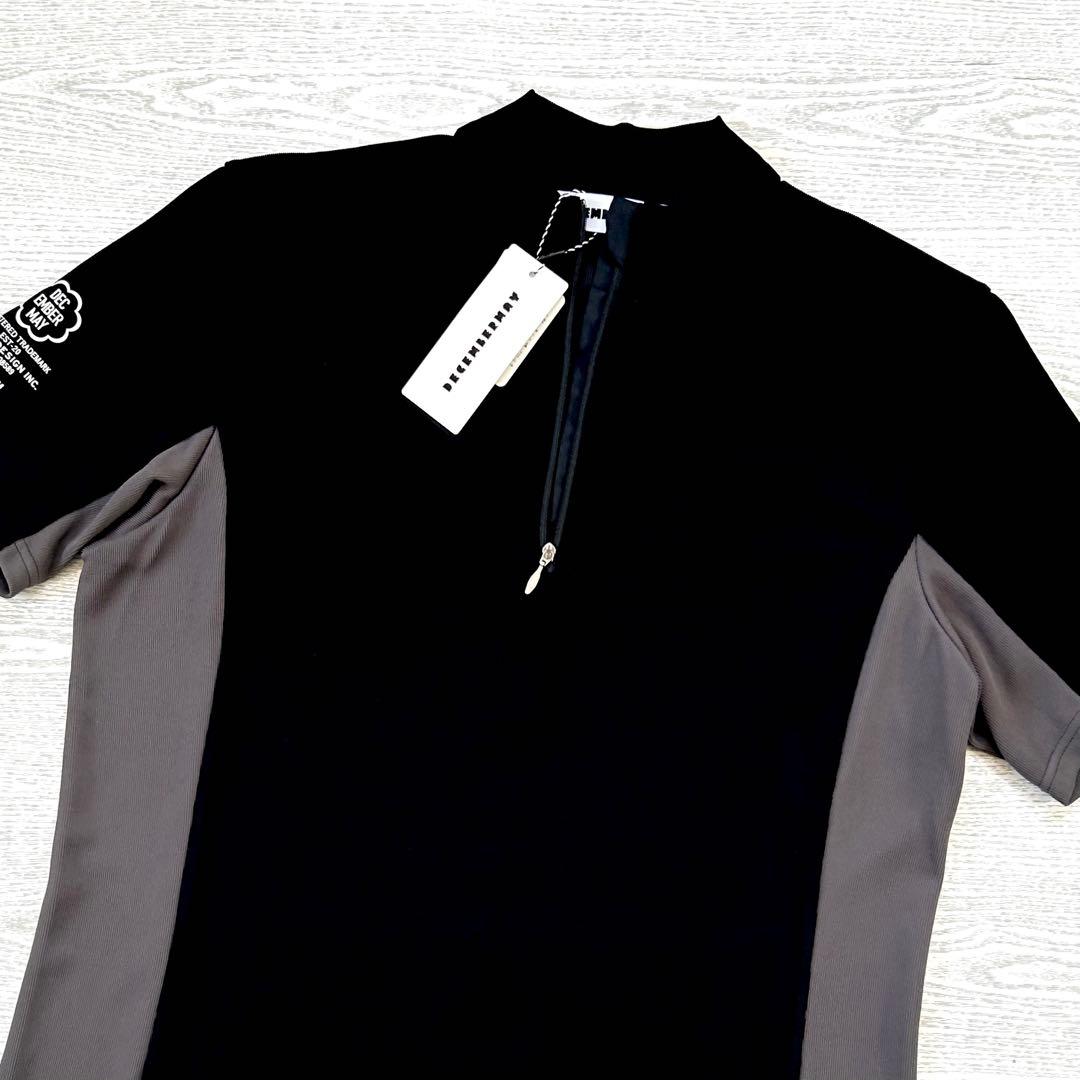 DECEMBERMAY ディセンバーメイ バックライン ジップモックネック