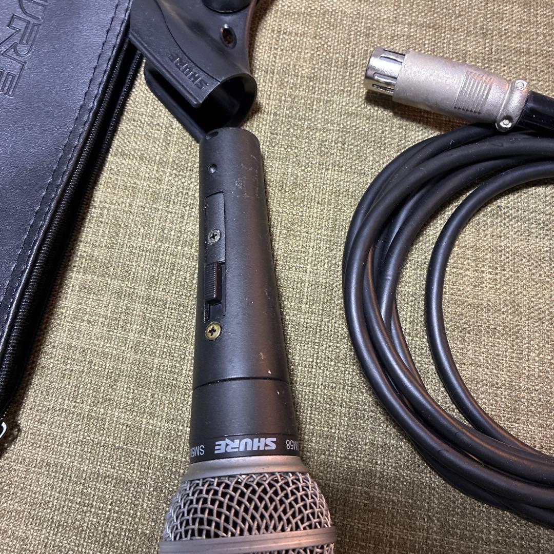 SHURE SM58S ダイナミックマイク ケーブル付き