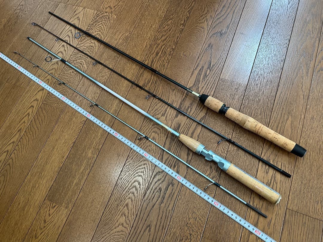 釣竿まとめ売り　投げ竿２本　ルアー竿４本　渓流竿３本　竿立て１本【匿名配送】