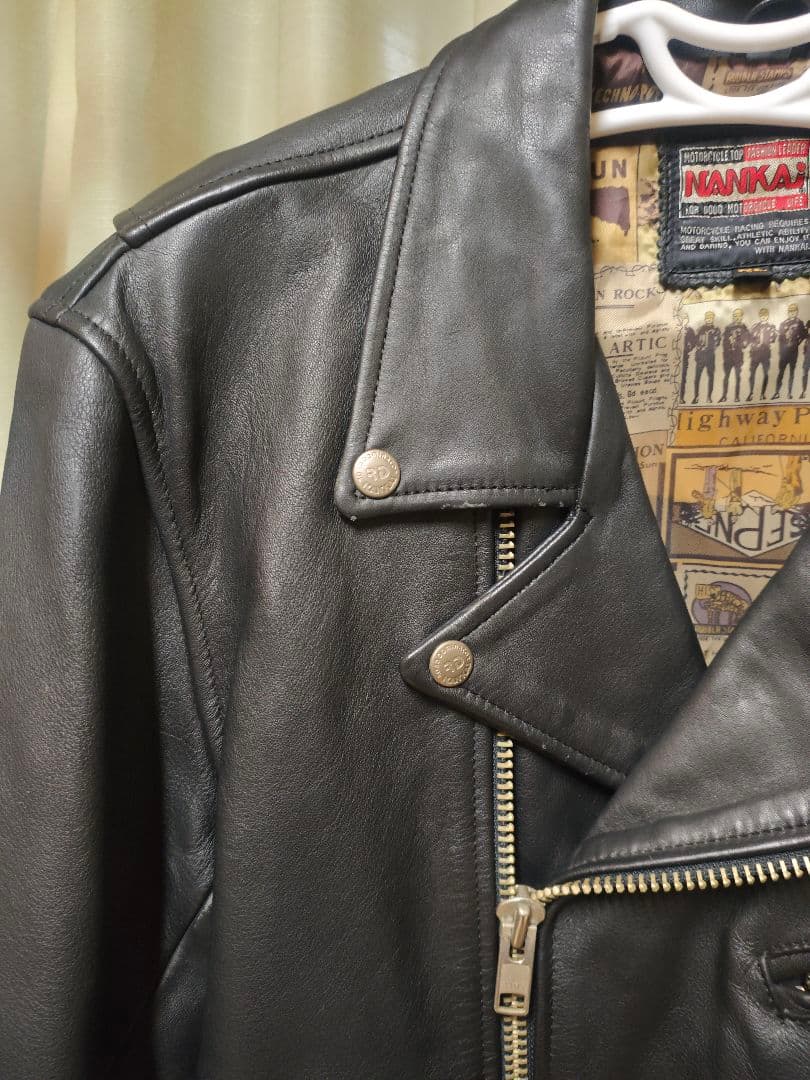 NANKAI ダブルライダース Dポケット XL 牛革 レザージャケット