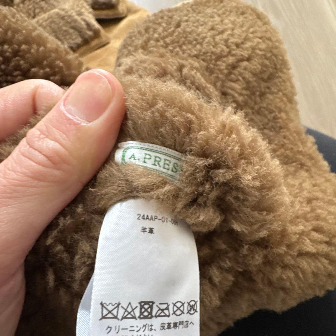 ジャケット・アウター A.PRESSE Mouton Coat 24AAP-01-08H