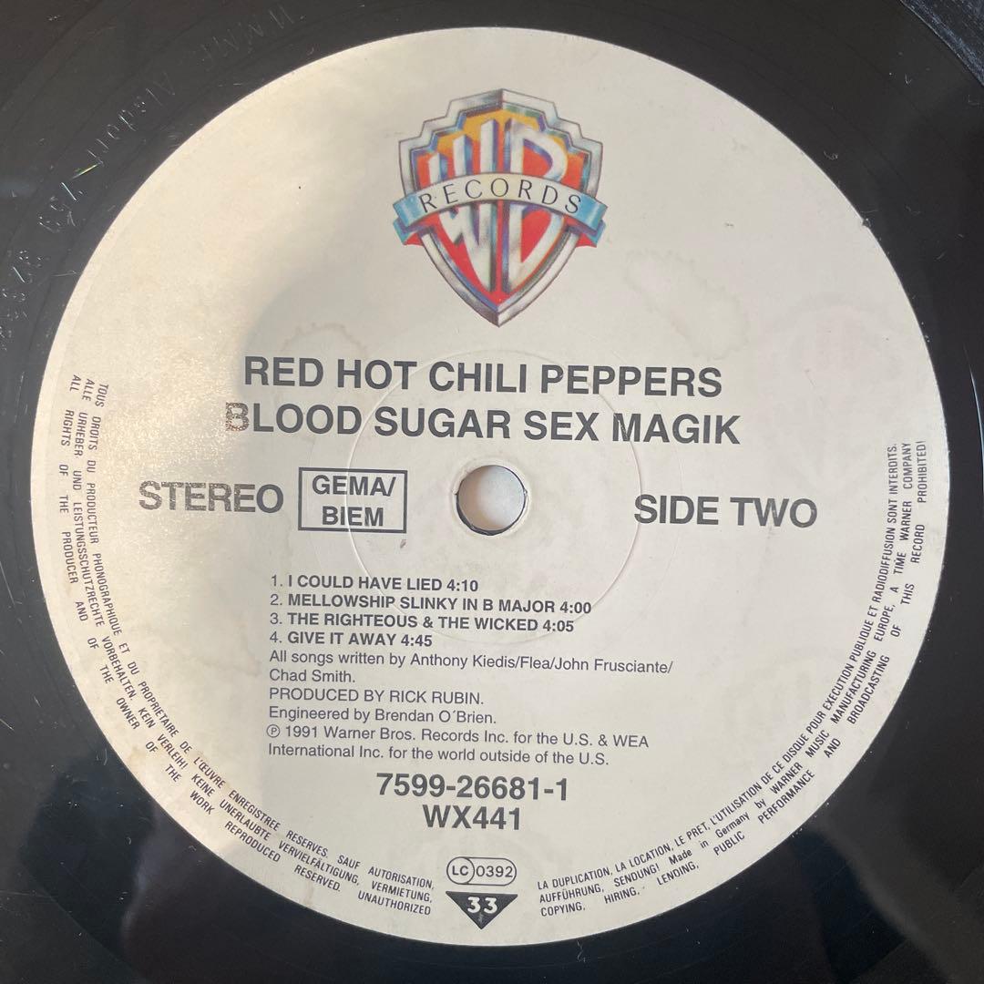 洋楽 RedHotChiliPeppers-BloodSugarSexMagik EU