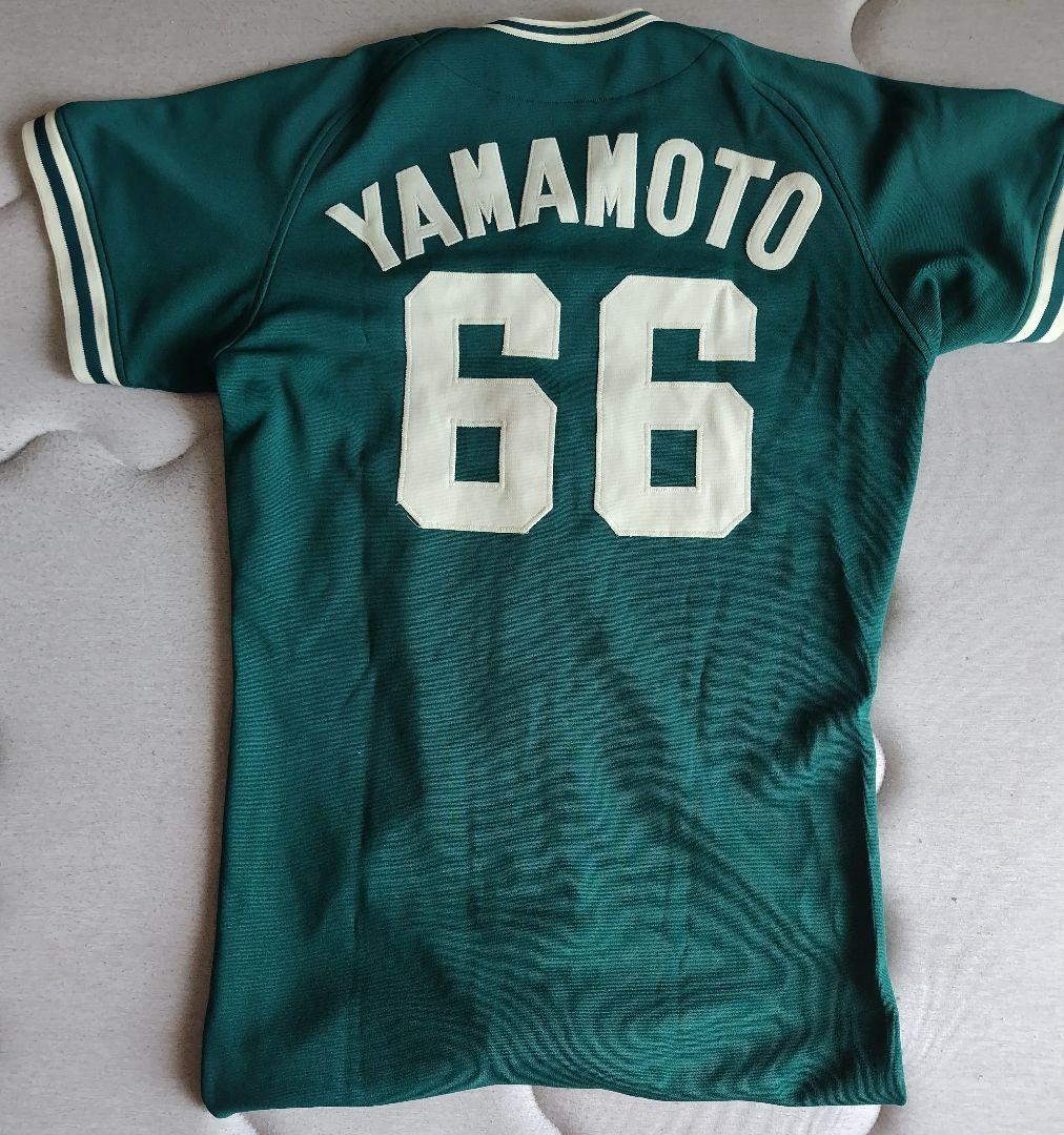 収*侍様 オールドファン必見！南海ホークスユニフォーム実使用品(上着のみ)　山本