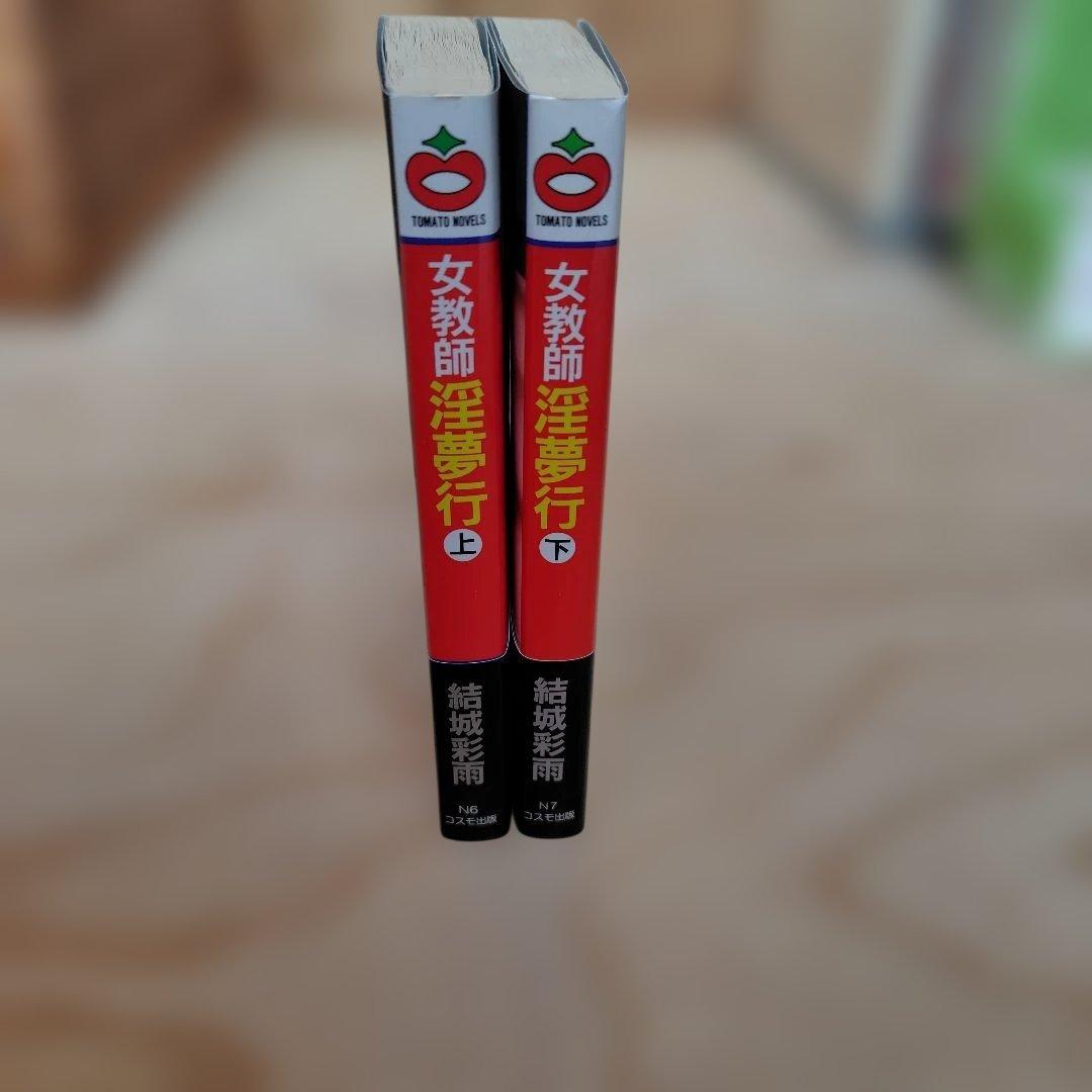 希少 初版 帯付 女教師淫夢行 上下巻セット 結城彩雨