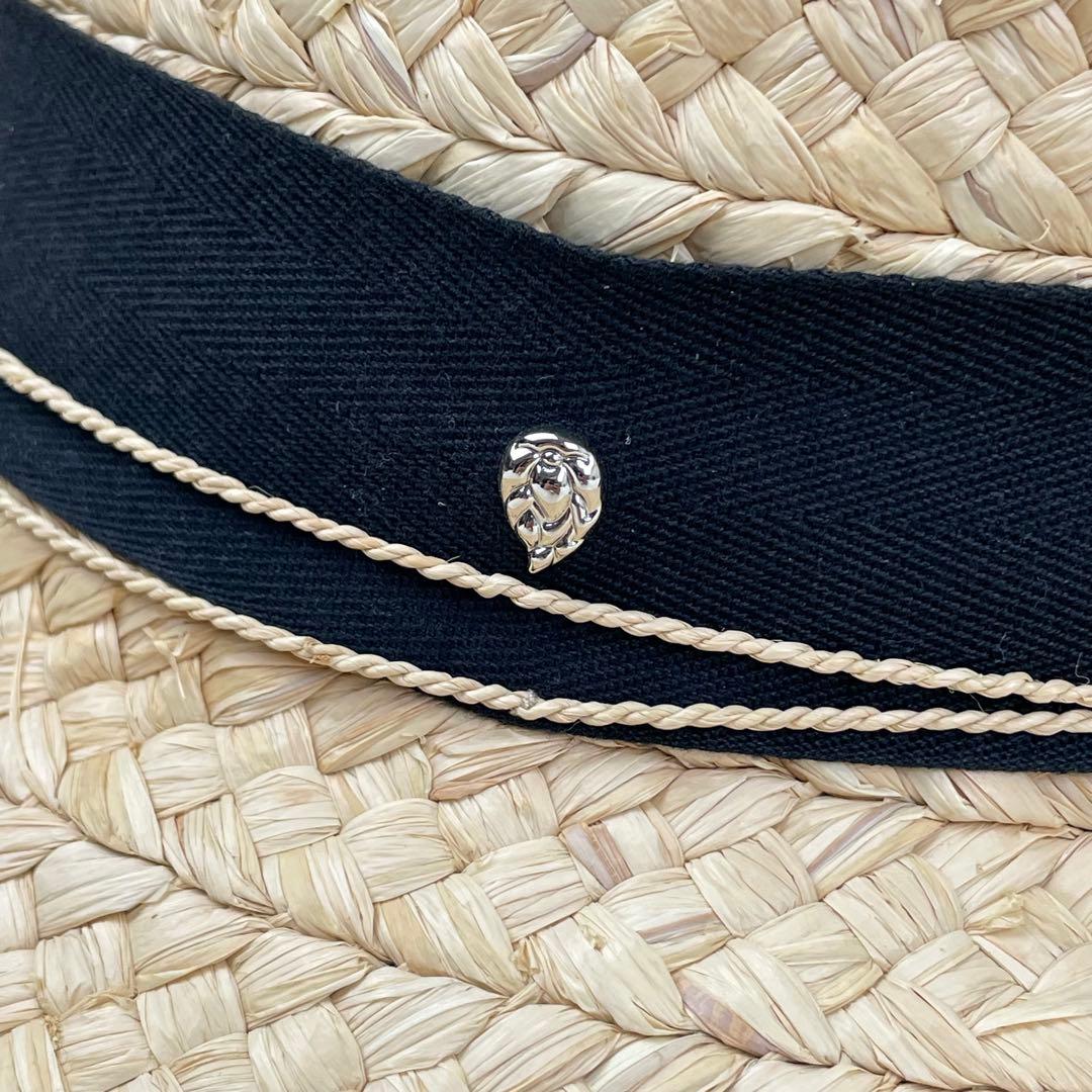 人気品⭐️ヘレンカミンスキー ヘリンボーン クラシック5 ラフィア ハット 帽子