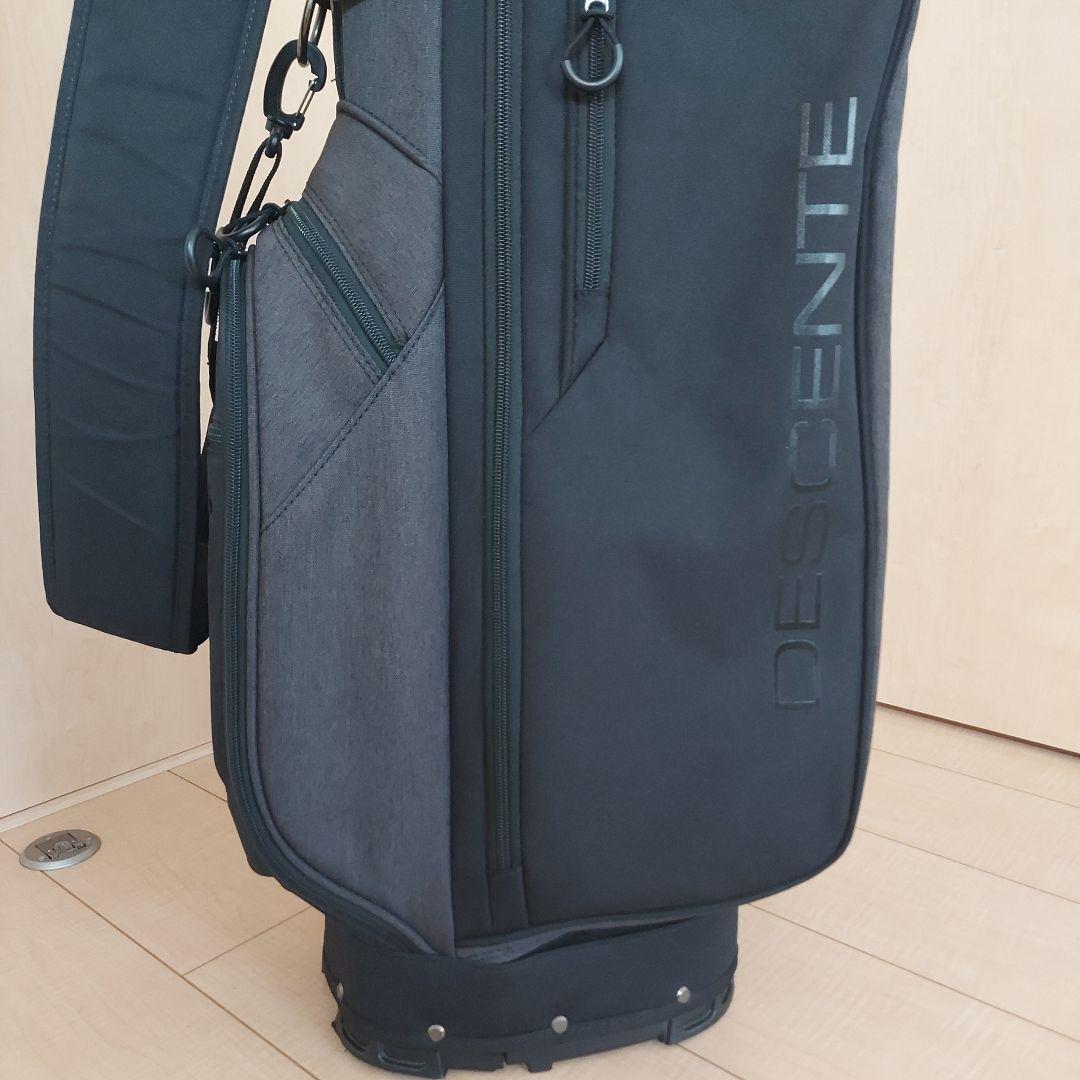 DESCENTE デサント キャディバッグ 軽量 スタンド ブラック ★美品