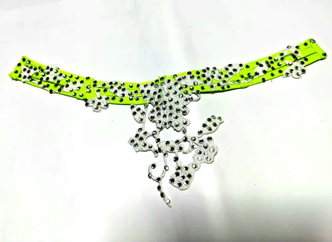 スタンダードドレス/黄緑色の蛍光色/Mサイズ/美品✨️