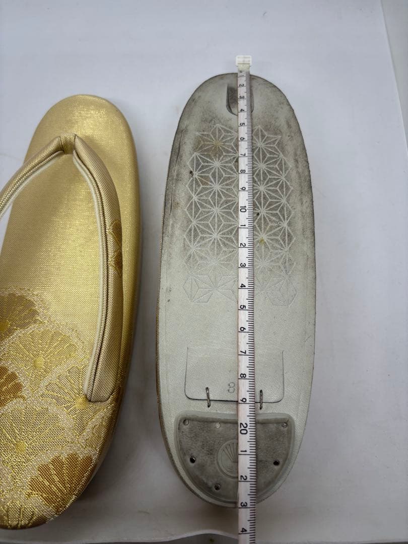 【お値下げ】三越　東京芝山　正絹佐賀錦の草履バッグセット