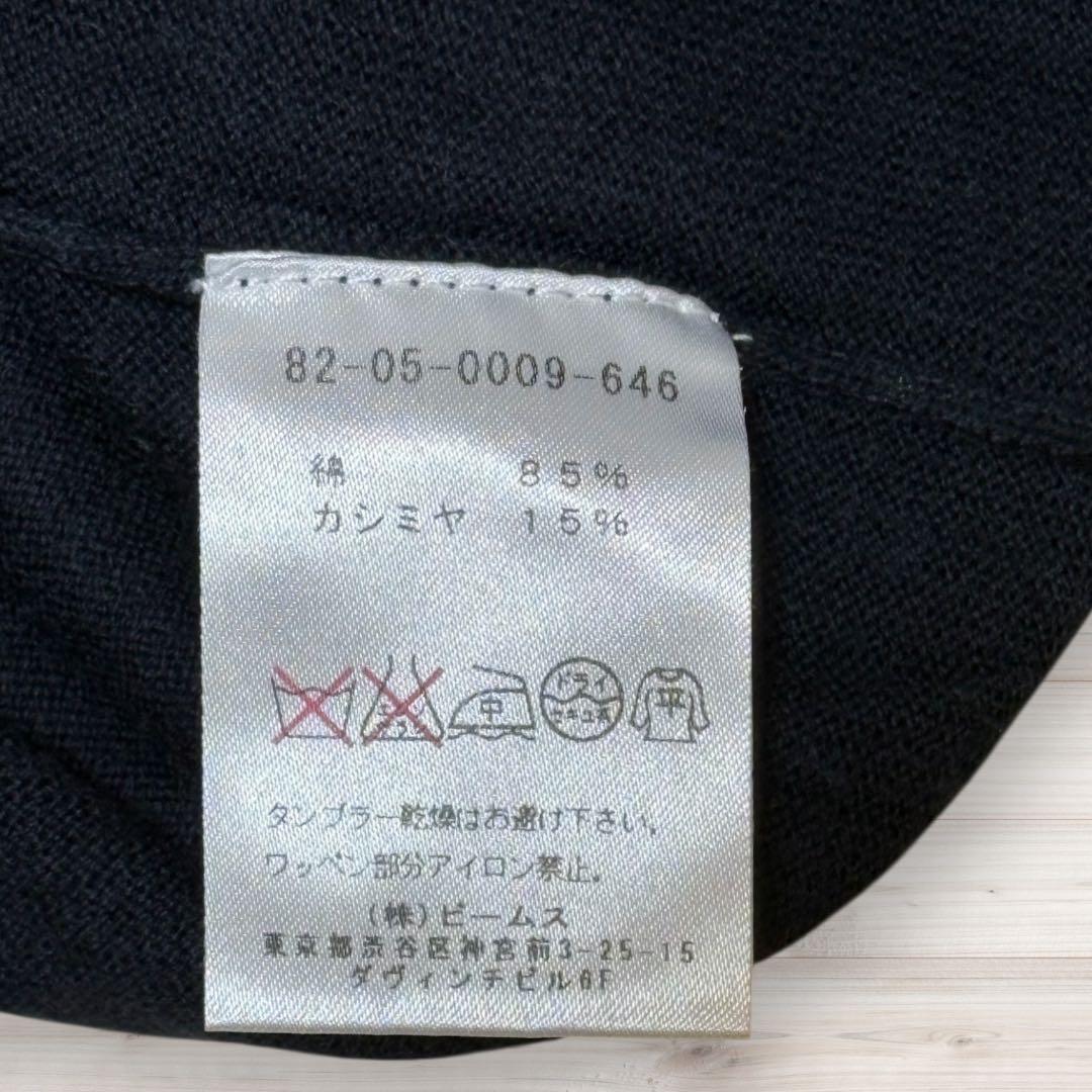 【美品】ビームスゴルフ　カシミヤ混ベスト　サイズM