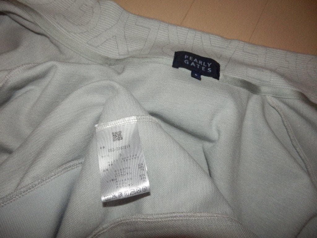 パーリーゲイツ★メンズ フルジップスウェット 053-3162211★5 L