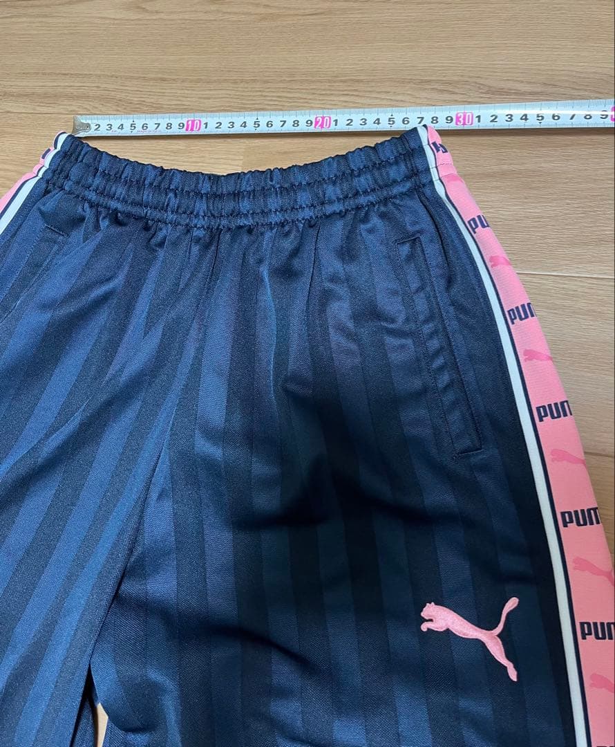 土日お値引き❗️【美品】PUMA ジャージ上下セット ネイビー/ピンク