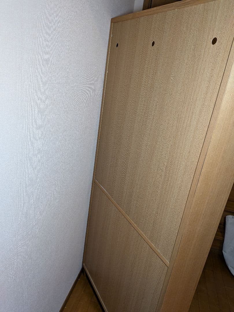 《送料込》無印 木製シェルフミドルタイプ 21 本棚廃盤 木製棚 タモ材