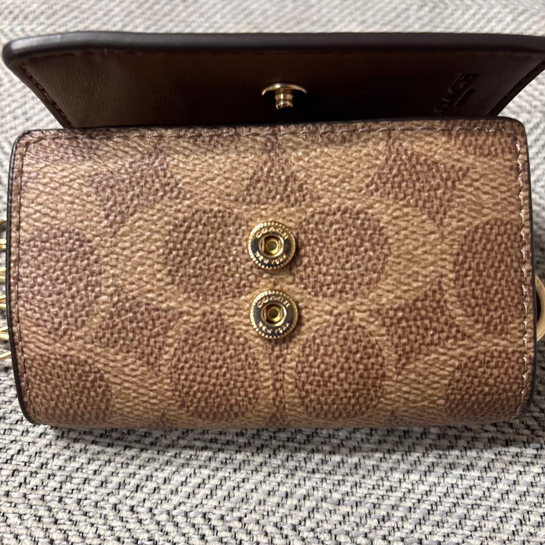 【新品同様】限界値下げCOACH ブラウン レザー キーケース