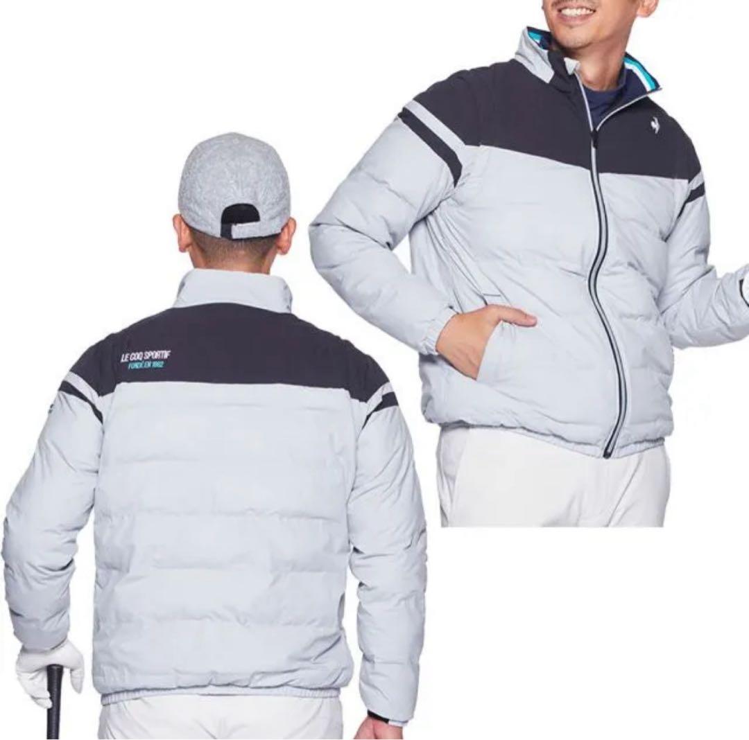 ルコックゴルフ メンズ ストレッチフォーサー 中わたヒートナビ2WAYブルゾン