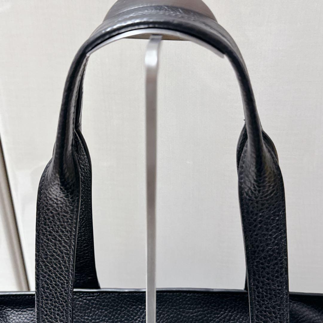 【極美品】コーチ レザートートバッグ ハミルトントートA4PC収納可 肩掛け 黒