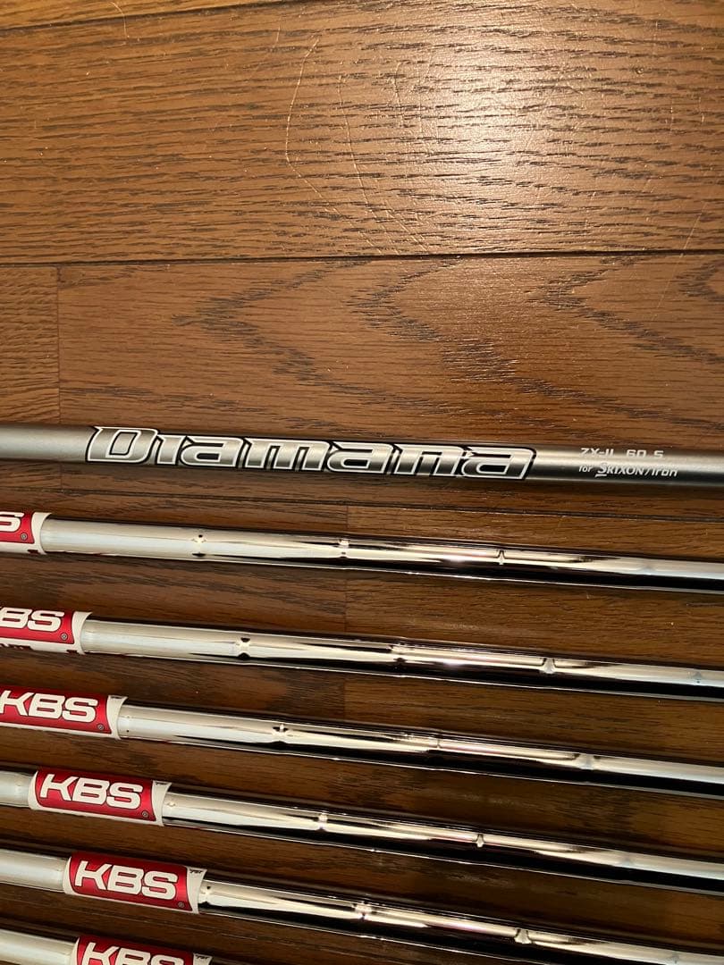 スリクソンzx4 mk2アイアン 7本セットKBSツアー ライト ディアマナ