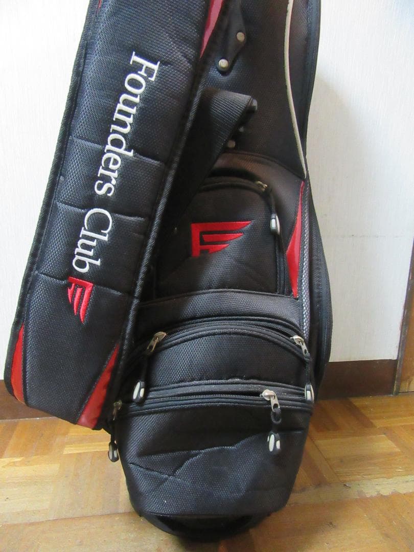 ★ファンダース★Founders Club★ゴルフ.バック★黒★フードなし★