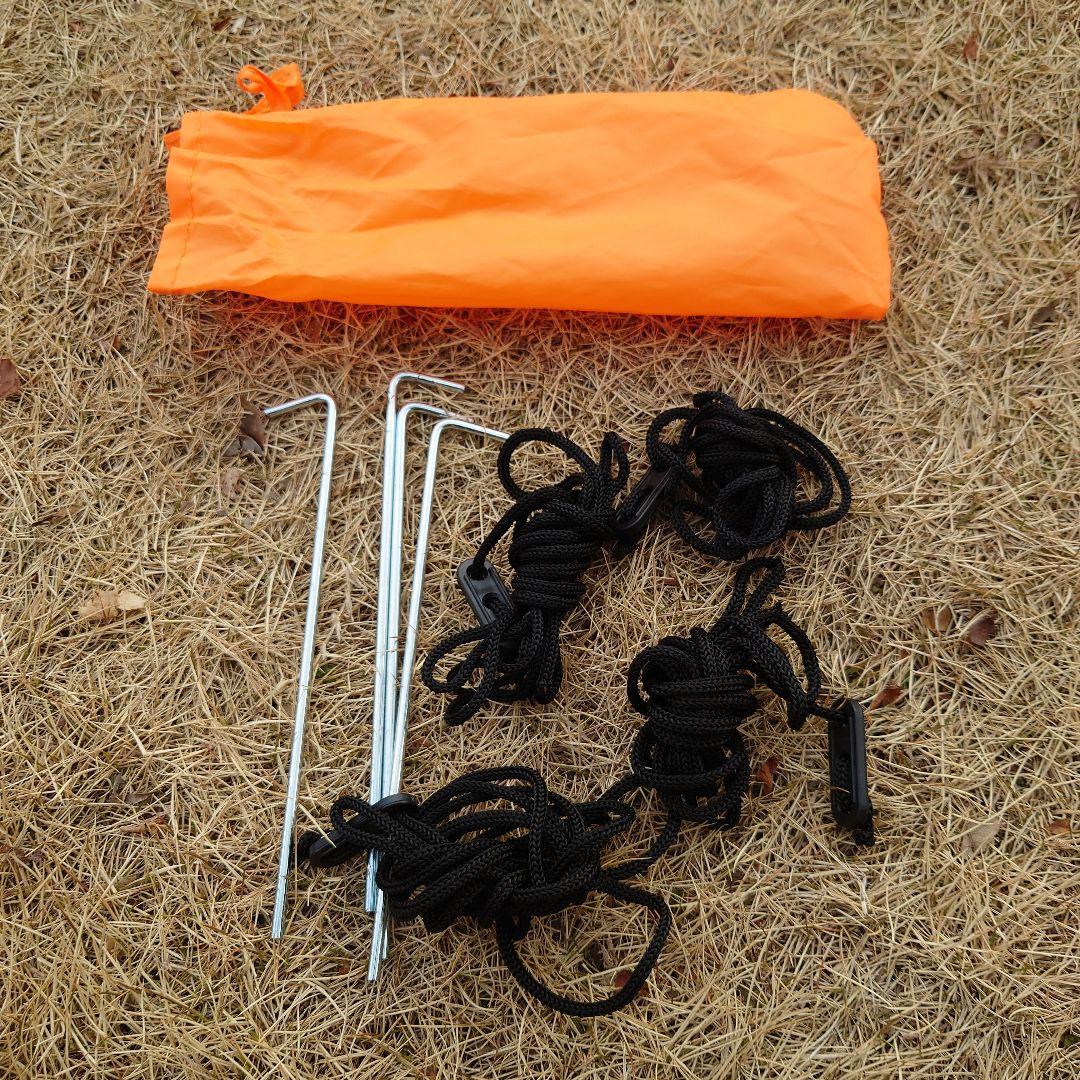 DDタープ 3x3 オレンジ