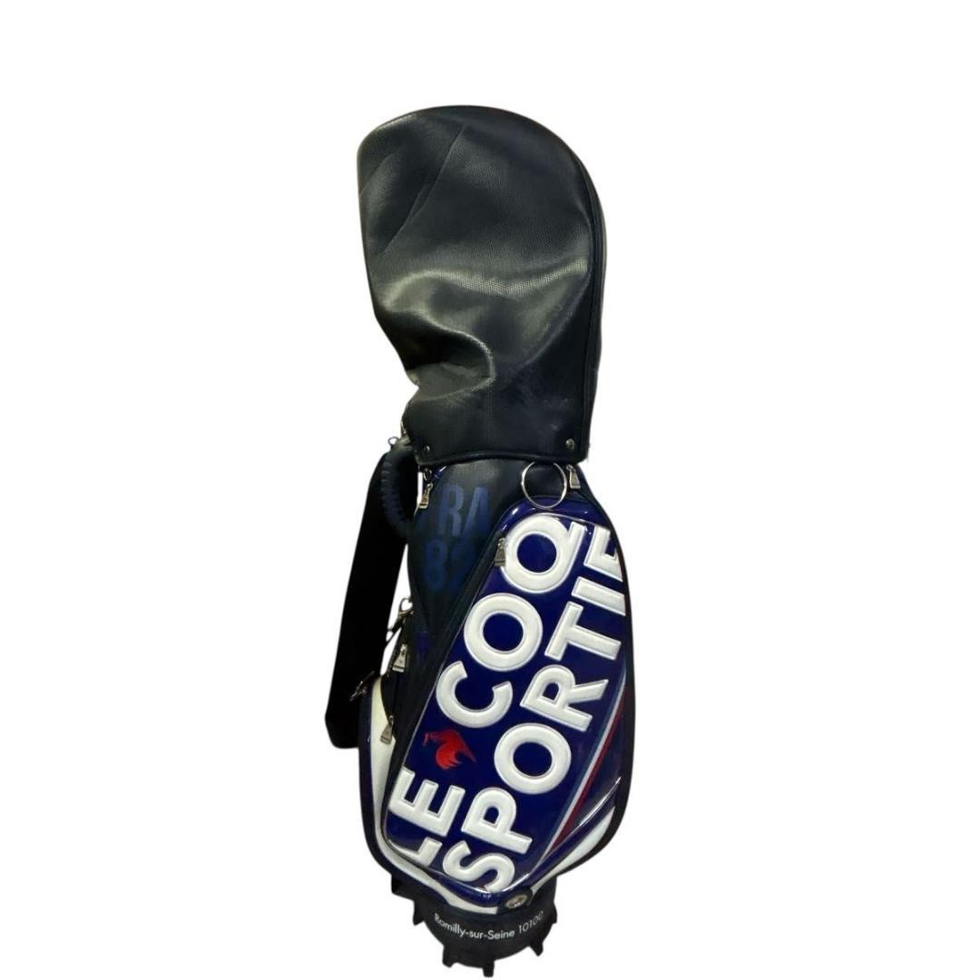 廃盤【美品】Le coq sportif ネイビー　6分割　ゴルフバッグ