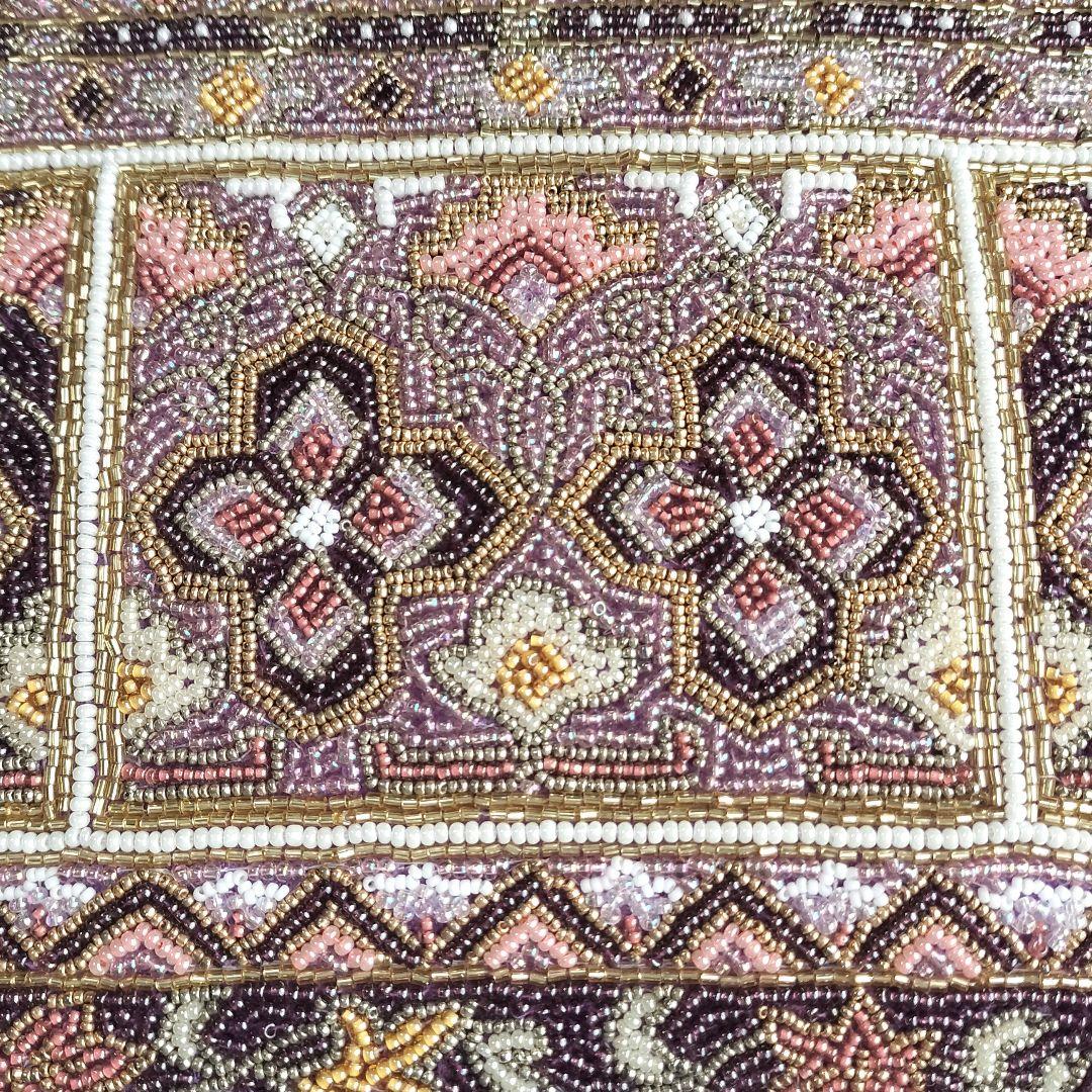 【超お買い得品】高級ビーズ装飾 草履とバッグのセット