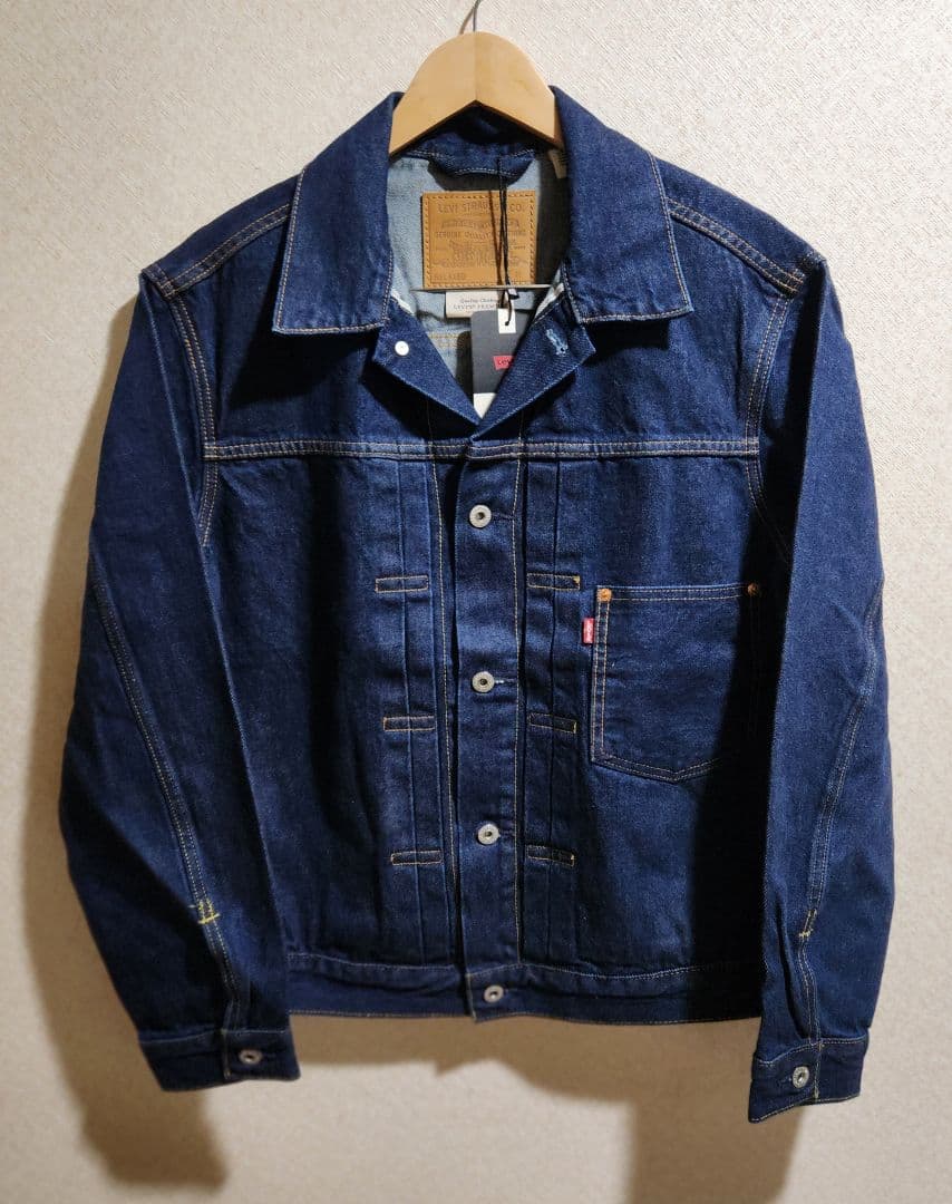 リーバイス 濃紺デニムセットアップ 1st トラッカージャケット 501 W32