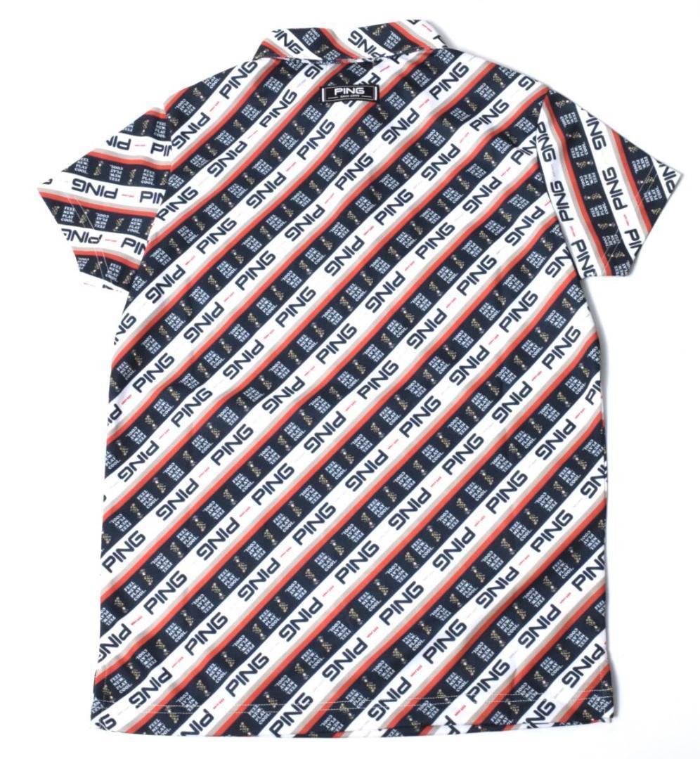未使用 PING ピン ゴルフ プリント セットアップ 上下 SS レディース