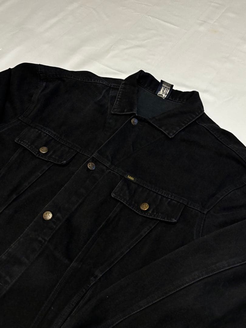 「I.R」Lee RIDERS ブラックデニムジャケット 黒 Gジャン