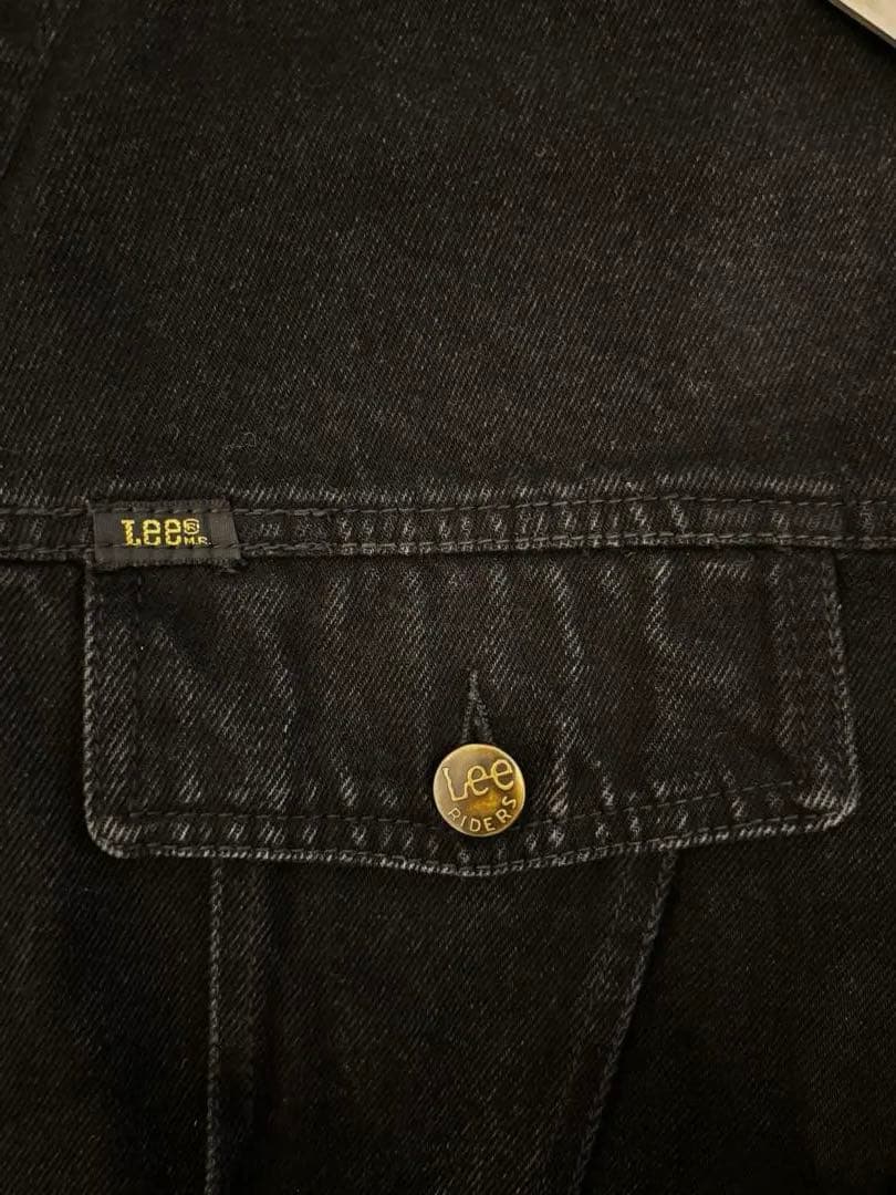 「I.R」Lee RIDERS ブラックデニムジャケット 黒 Gジャン