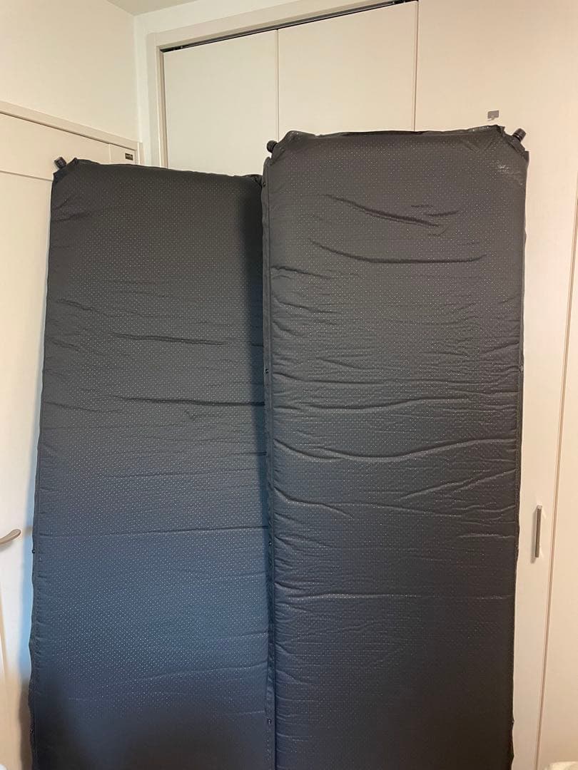 QUICKCAMP インフレータブルマット シングル、厚8cm 2個セット