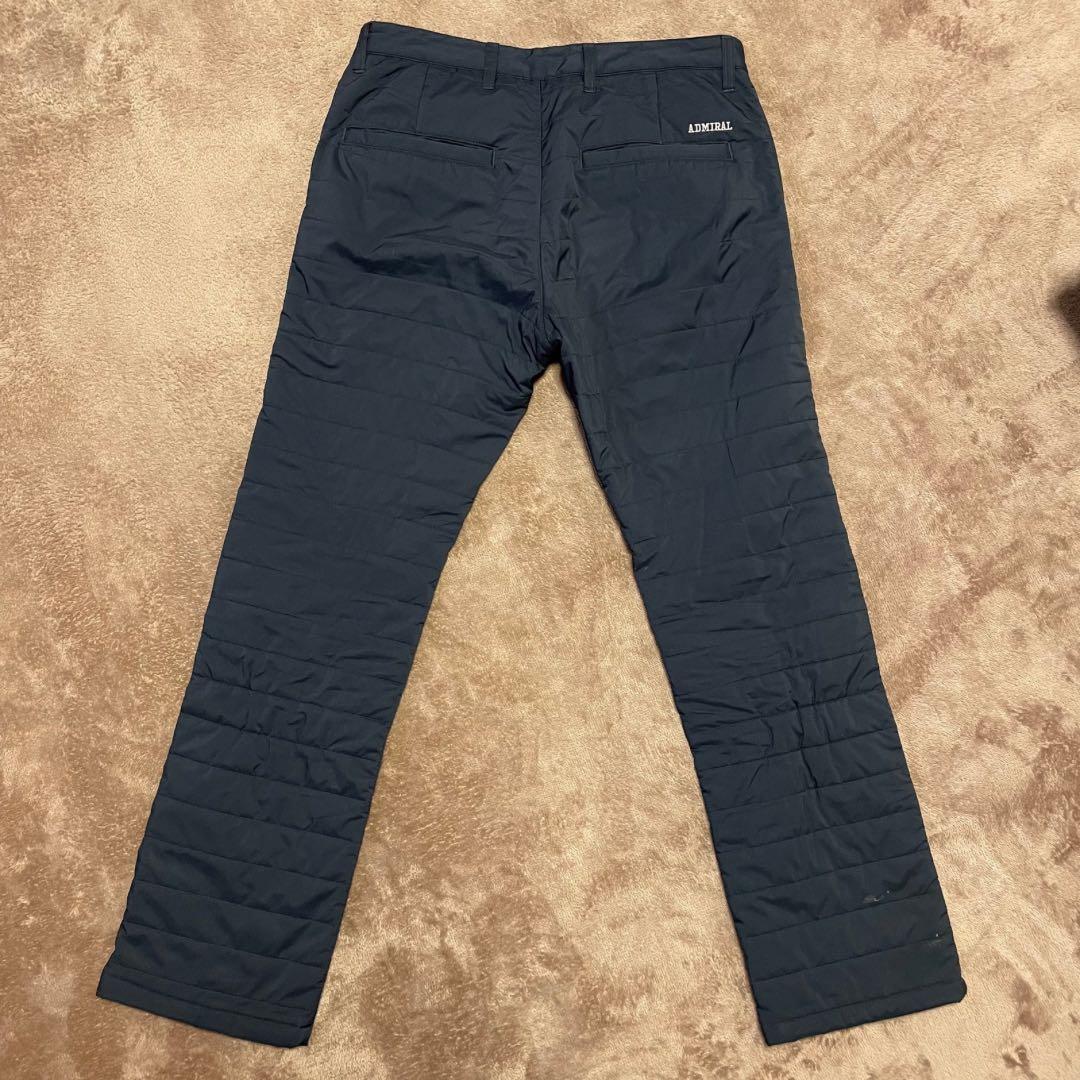 3000円引き【ADMIRAL GOLF】秋冬 中綿入り 防寒ゴルフパンツ L