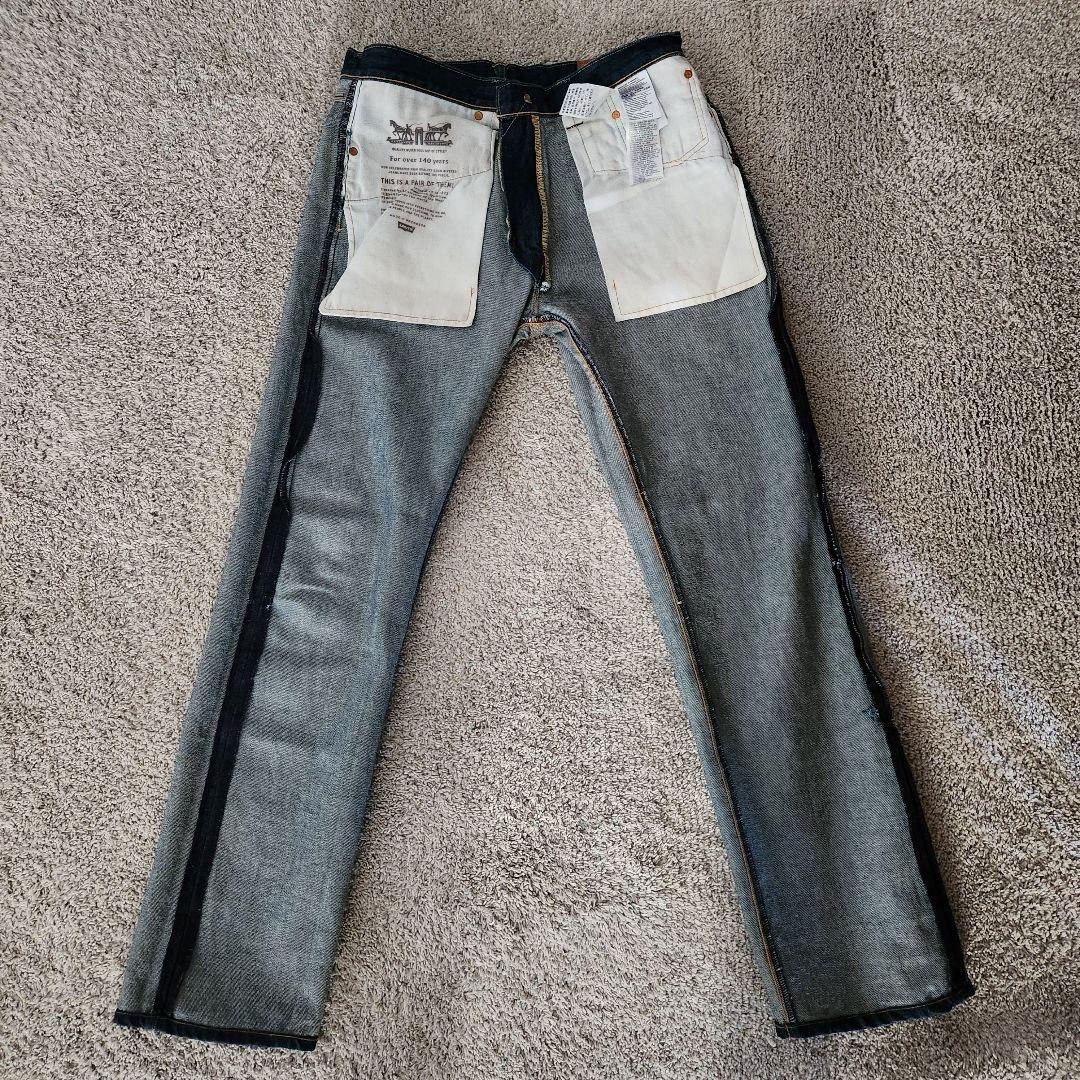 【濃紺】Levi's 505 USA製 W34 ホワイトオーク コーンデニム