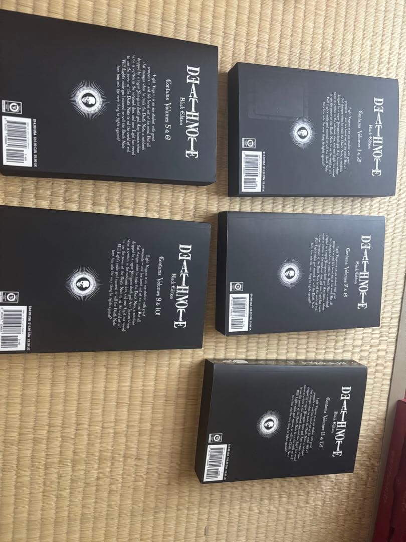 Death Note 英語版 Black edition 1,3,4,5,6巻