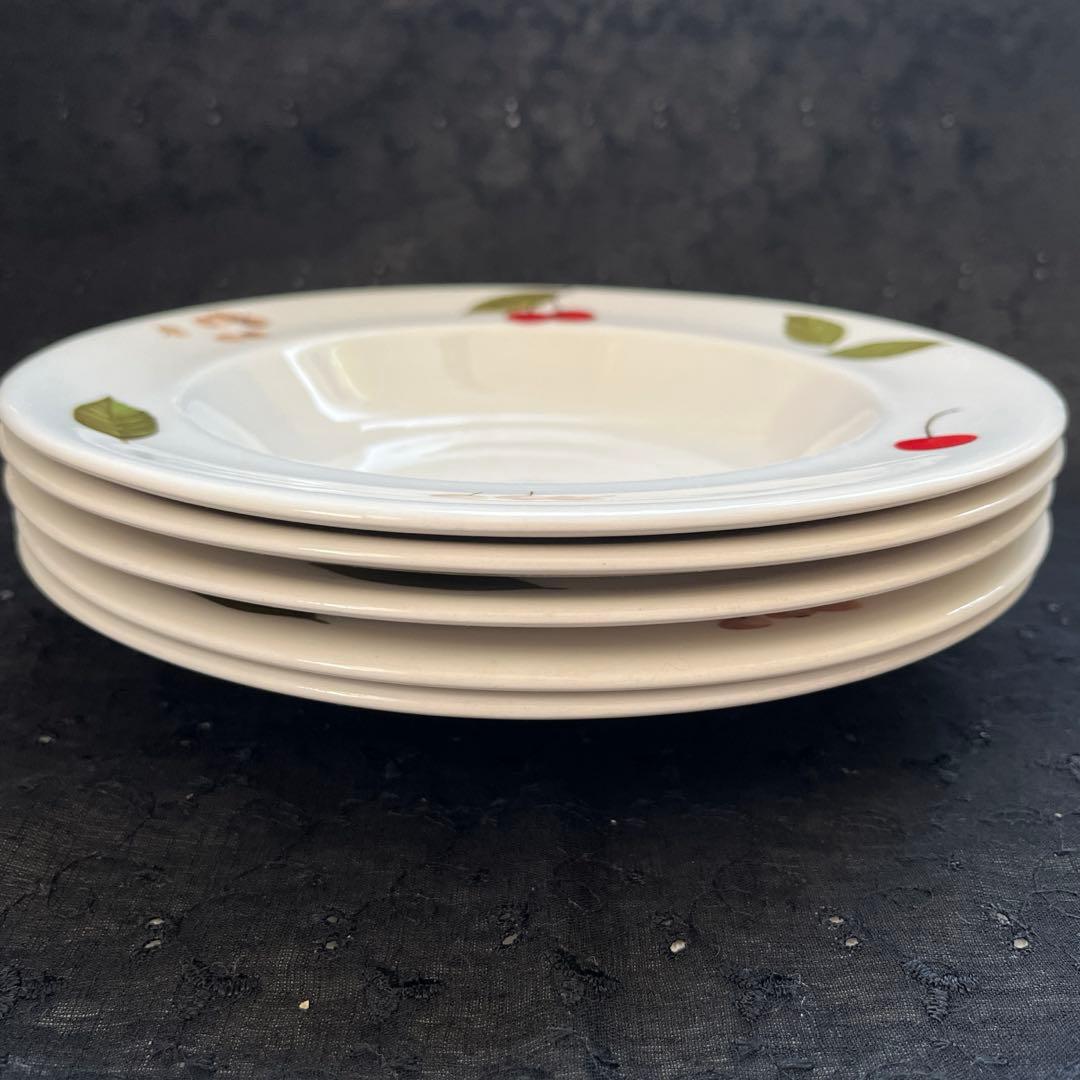 ジョンソンブラザーズ　チェリー　さくらんぼ　スープ皿　深皿　5枚セット