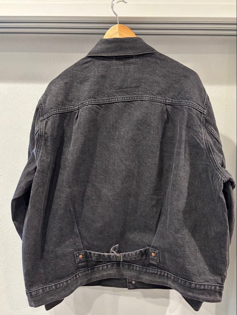 Levi's プレミアム 1stデニムジャケット ブラック ウォッシュ加工