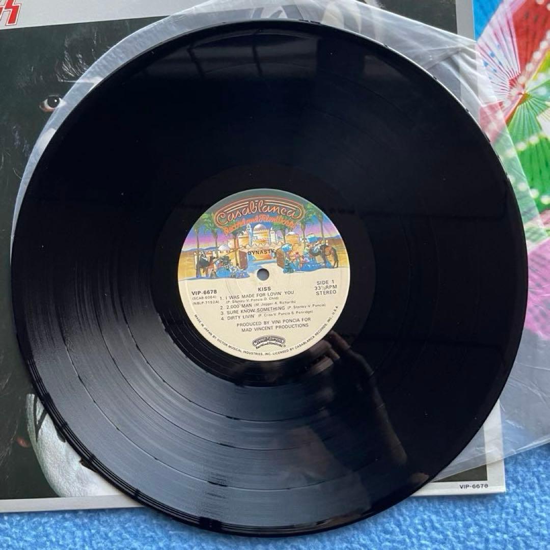 KISS レコード 4枚セット売り。 LOVE GUN 、DYNASTY、他