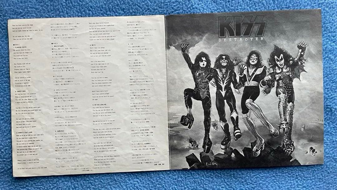 KISS レコード 4枚セット売り。 LOVE GUN 、DYNASTY、他